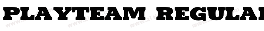 playteam Regular字体转换